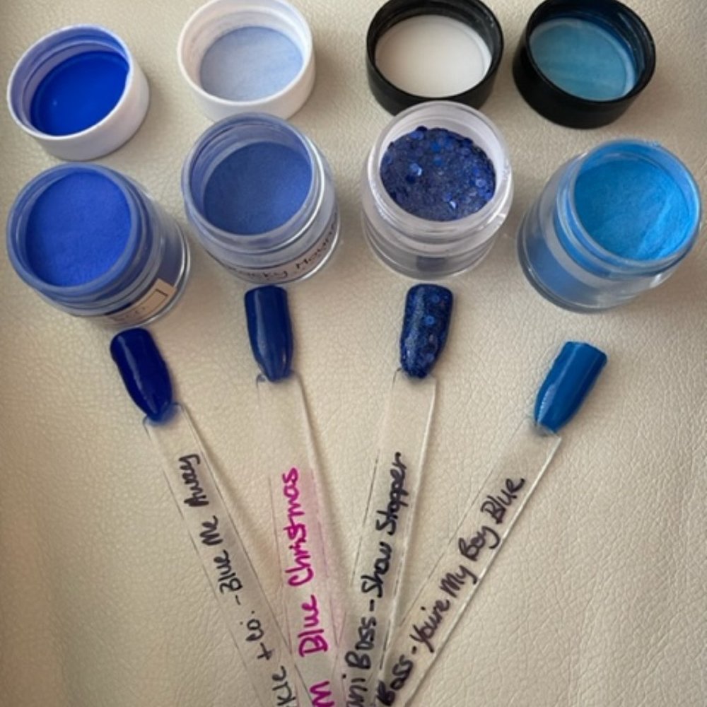 Mini Dip Bundle - I've Got the Blues - Mani Boss, Sparkle & Co, & Rocky Mountain